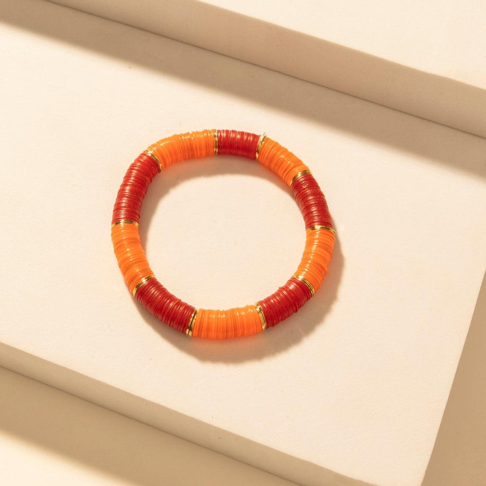 Myra Sunset Aire Stack Bracelet in Golden Flame