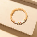 Myra Gulf Shell Stack Bracelet in Dune Gold