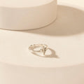 Myra Cactus Dawn Sterling Silver Ring in Nickel Glow
