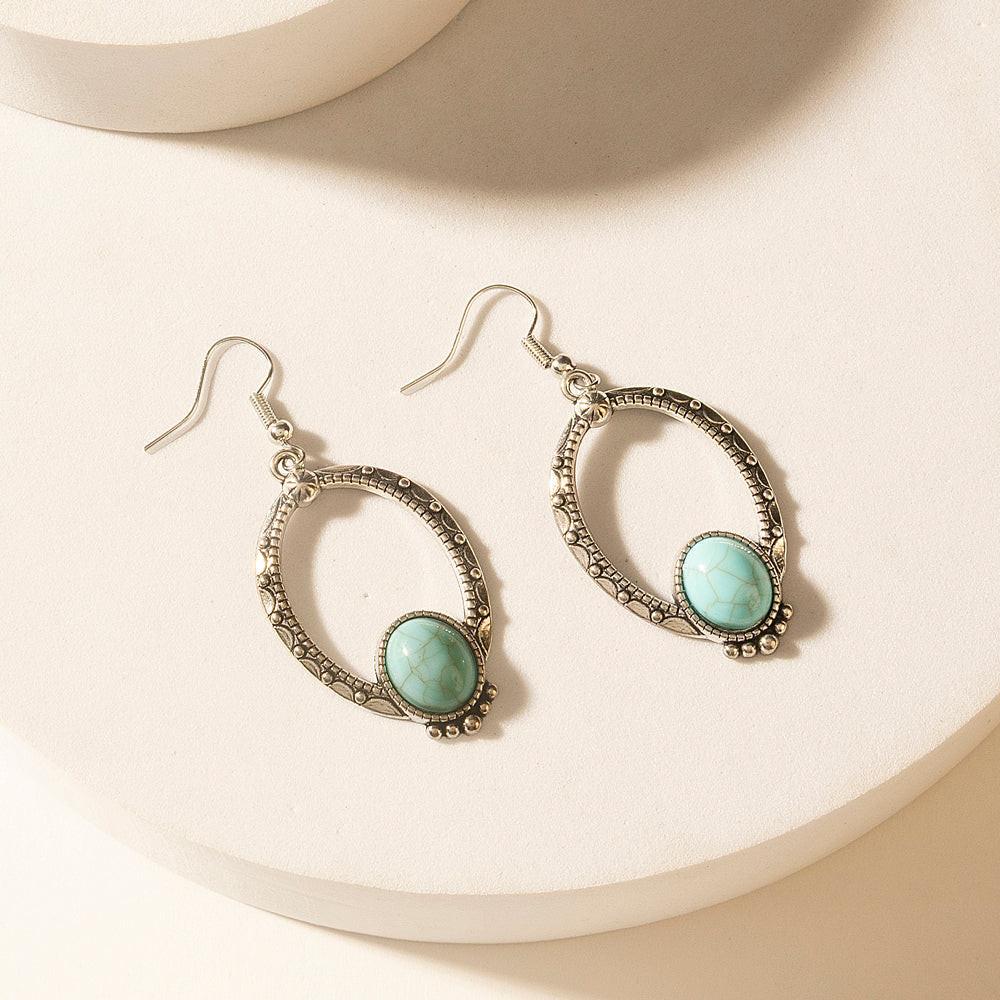 Myra Crescent Sky Earrings in Moon Blue