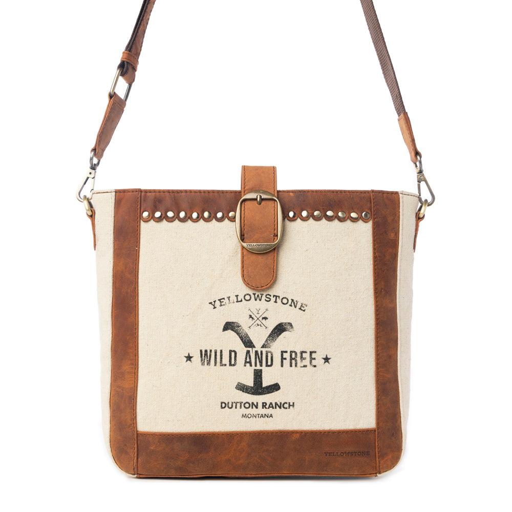 Yellowstone Lone Star Ivory Satchel Bag