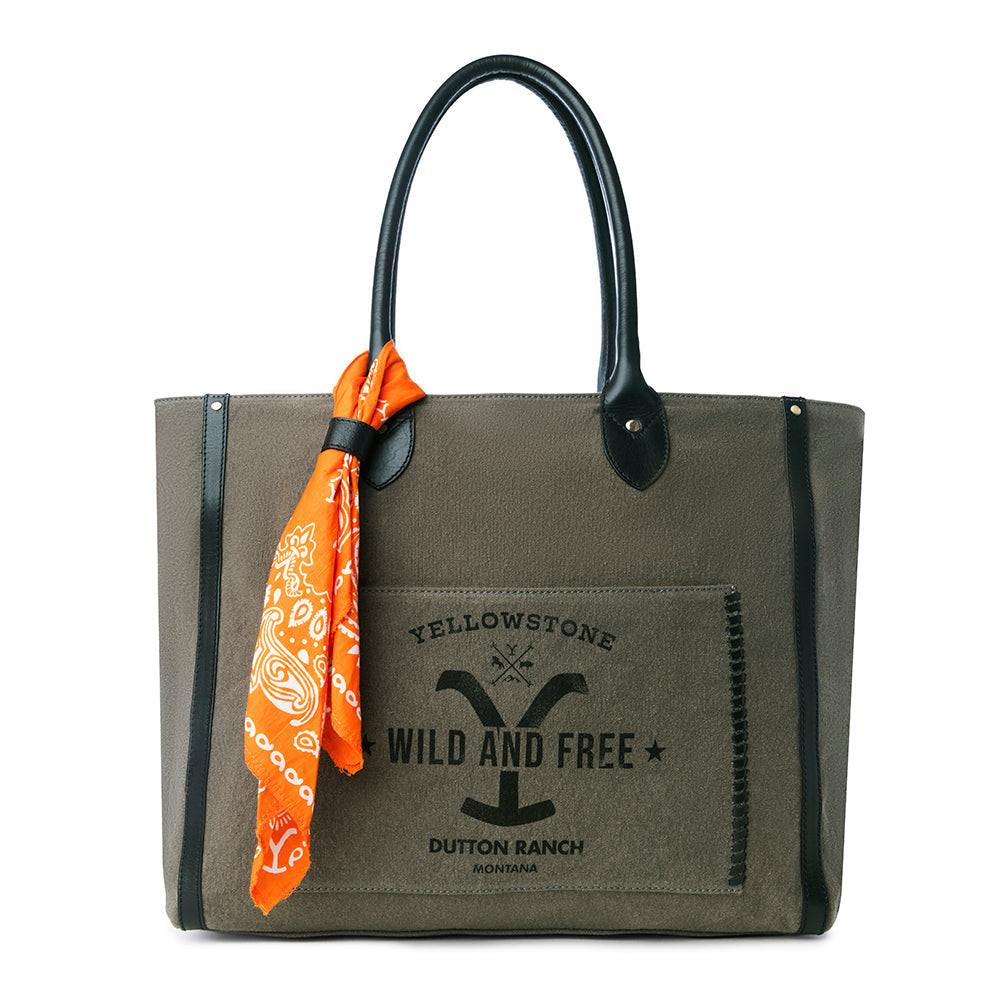 Yellowstone Velorra Ash Weekender Bag with Scarf