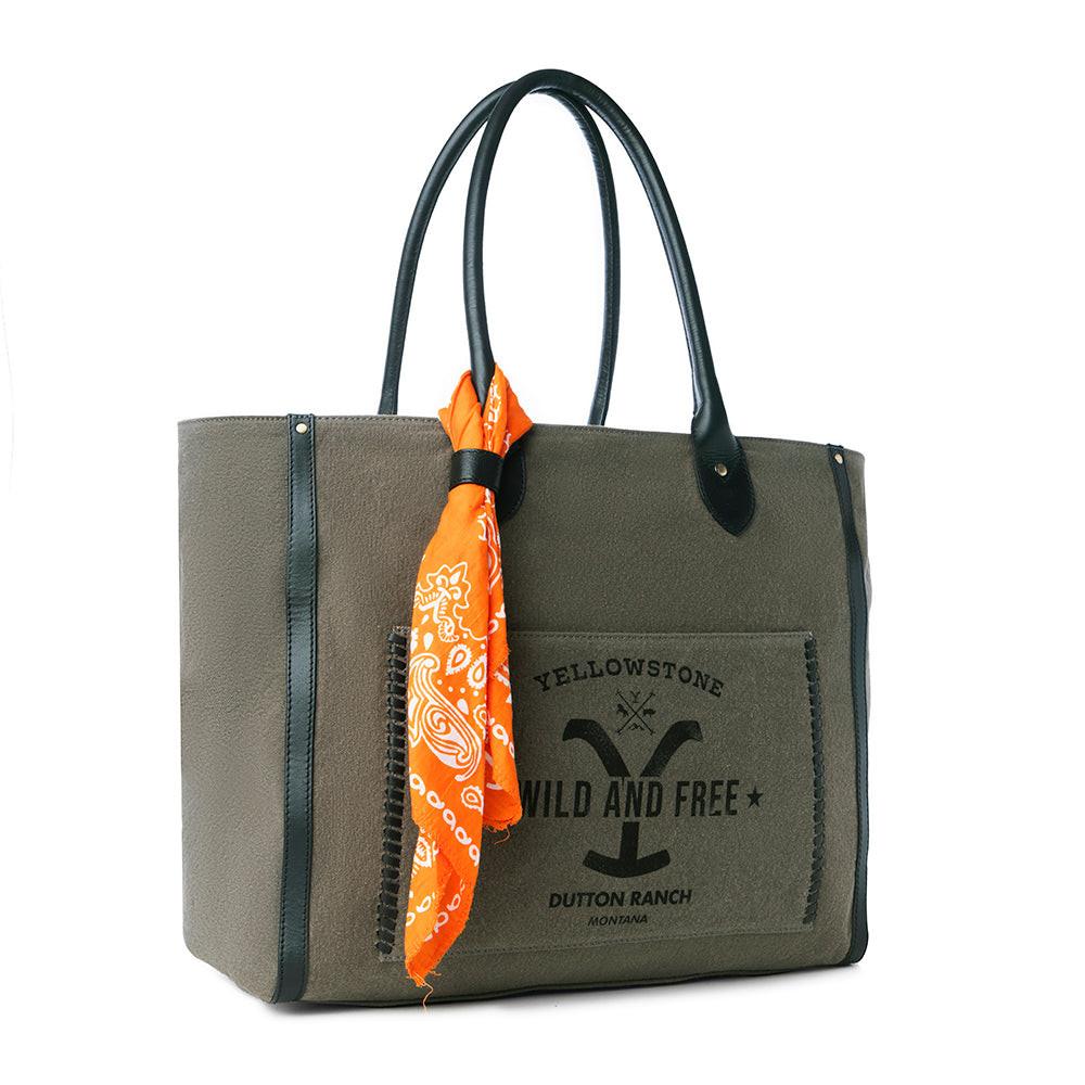 Yellowstone Velorra Ash Weekender Bag with Scarf