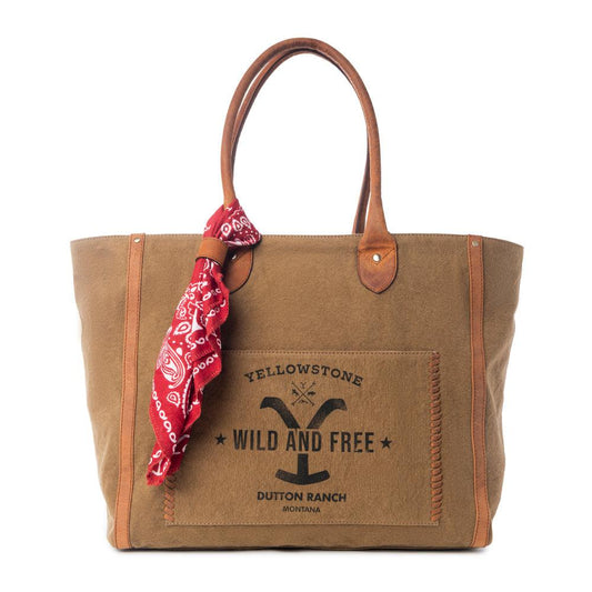 Yellowstone Velorra Sage Weekender Tasche mit Schal