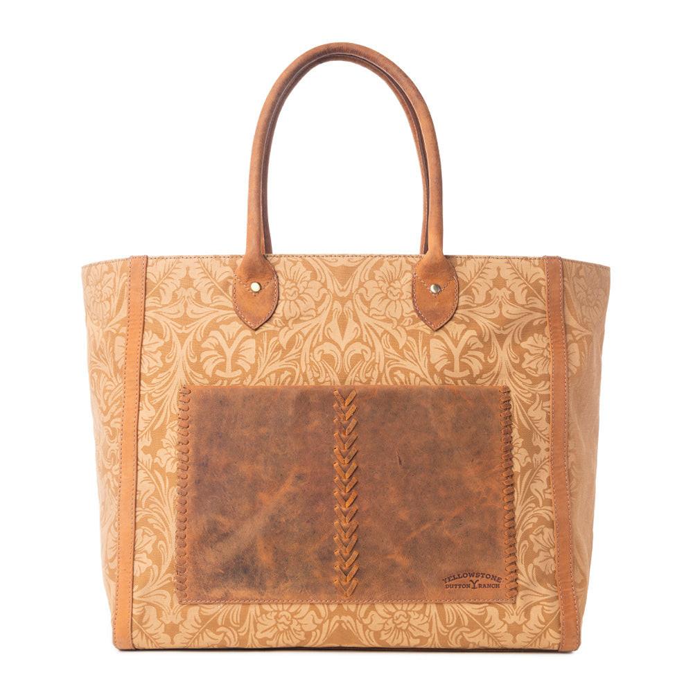 Yellowstone Chief Weekender Bag with Pockets in Amber