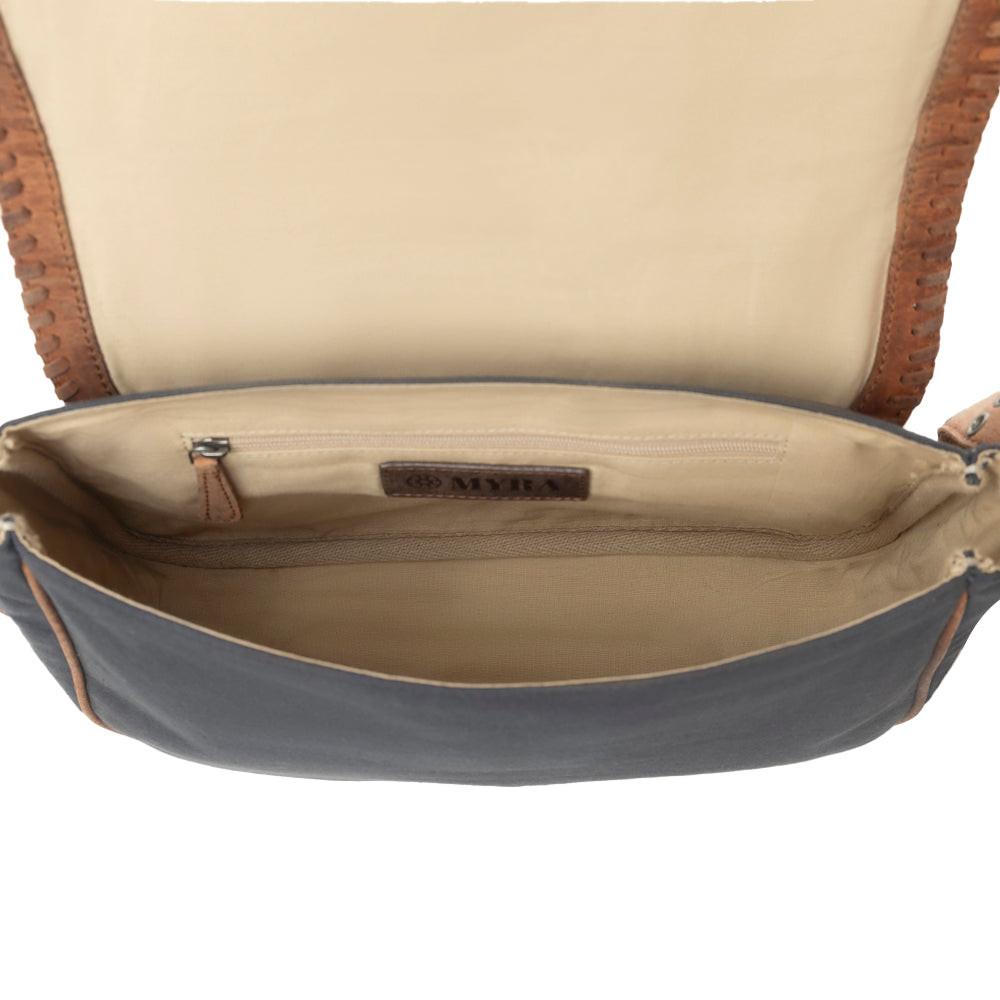 Myra Outlaw's Travels Leather Shoulder Bag in Copper Tan