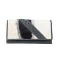 Myra High Noon Eclipse Hairon Leather Wallet in Moonlight Ivory