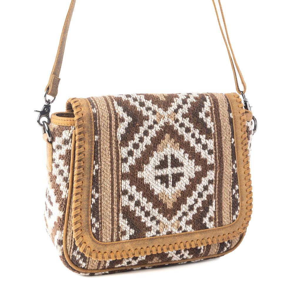Myra Mesa Crosswinds Woven Shoulder Bag in Canyon Taupe