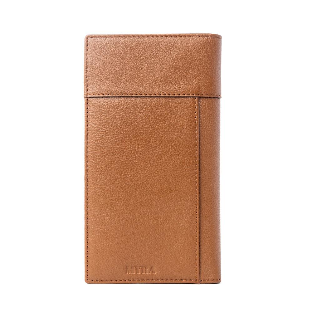 Myra Rustler's Pride Leather Wallet for Men in Wildhide Oak
