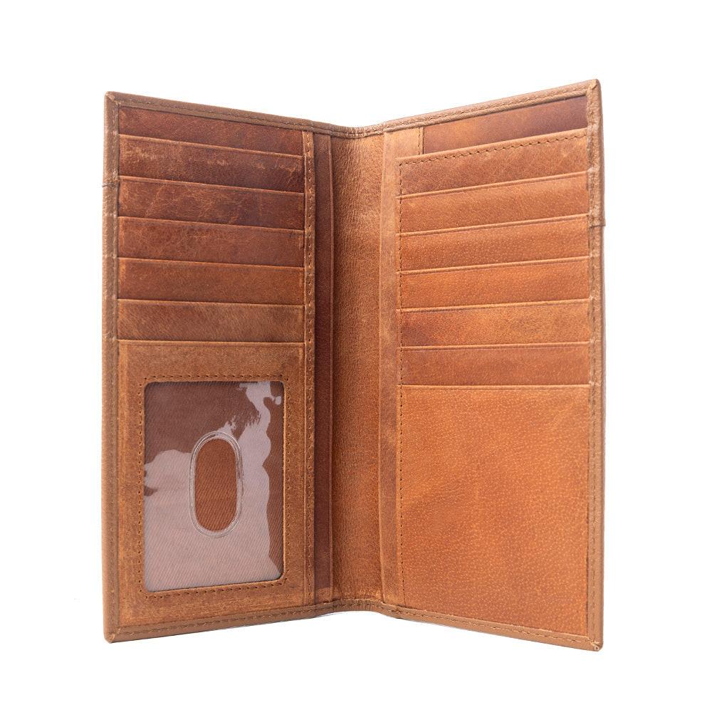 Myra Rustler's Pride Leather Wallet for Men in Wildhide Oak