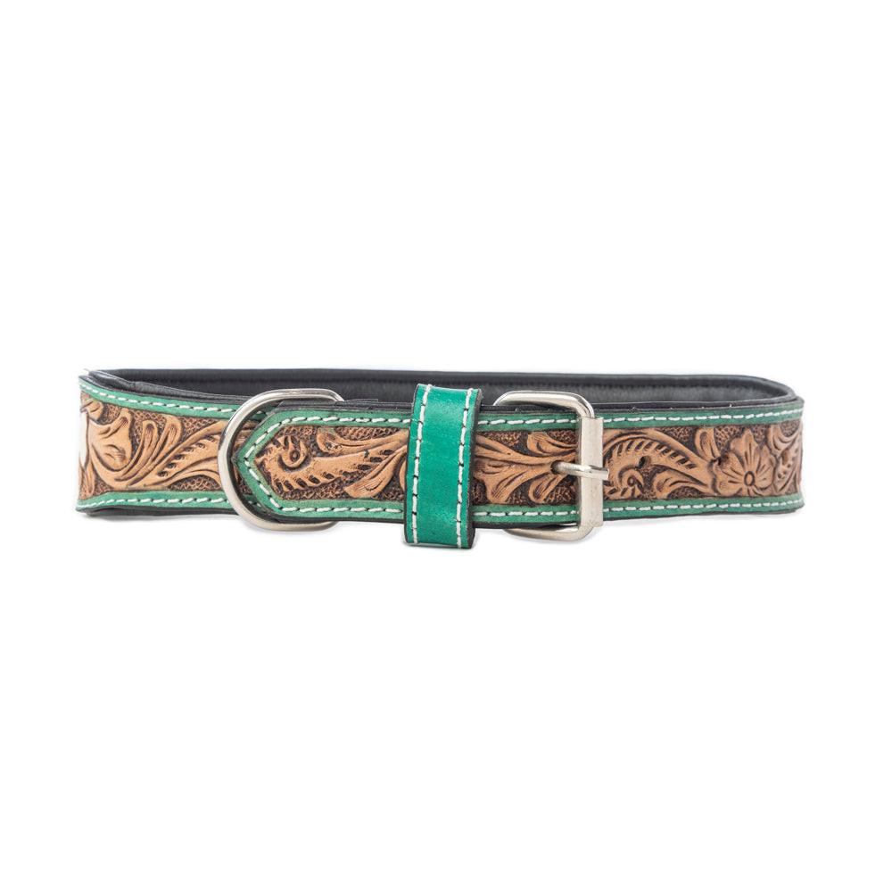 Santa Fe Bone Beaded Collar in Brown
