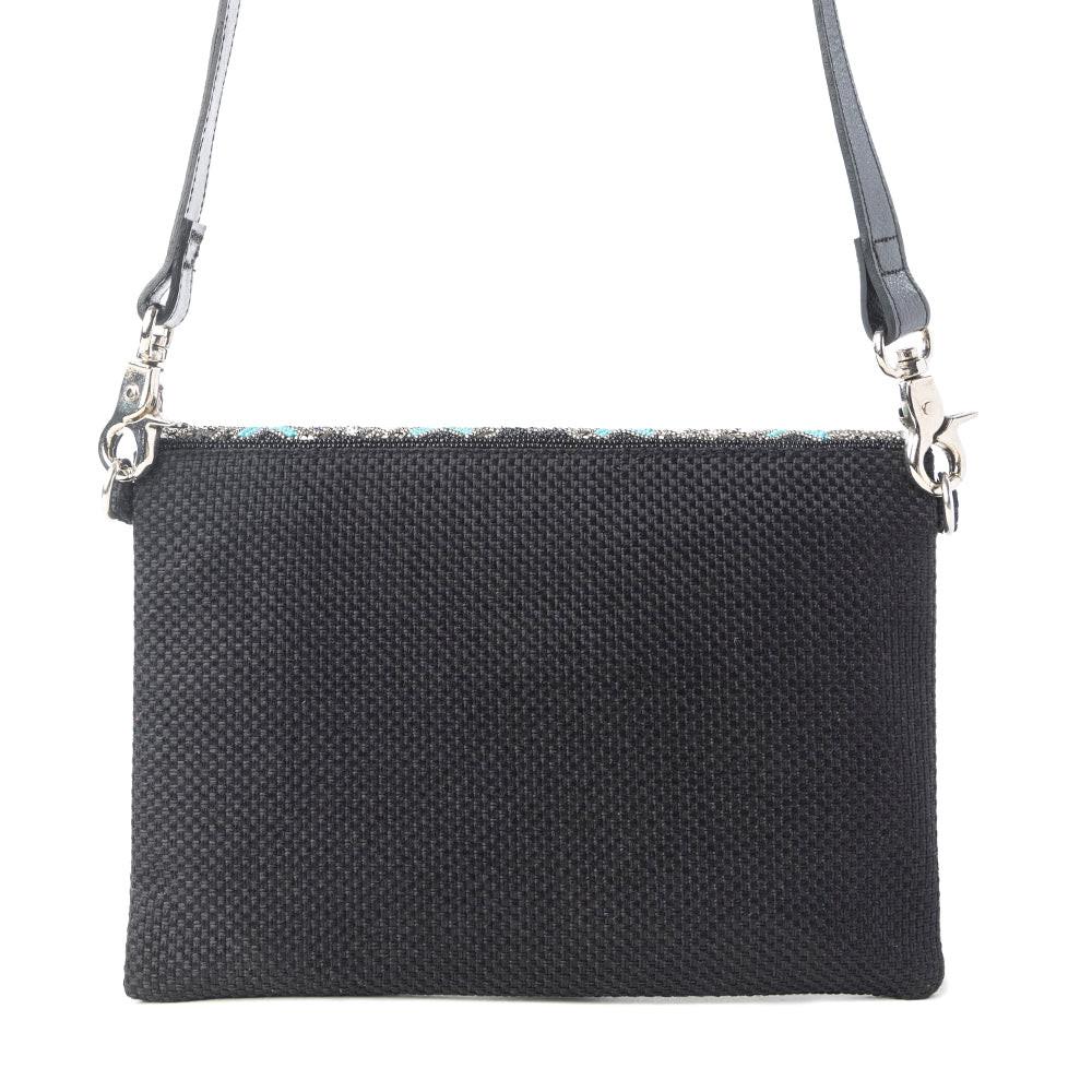 Myra Sahara Sky Crossbody Bag in Frosted Black