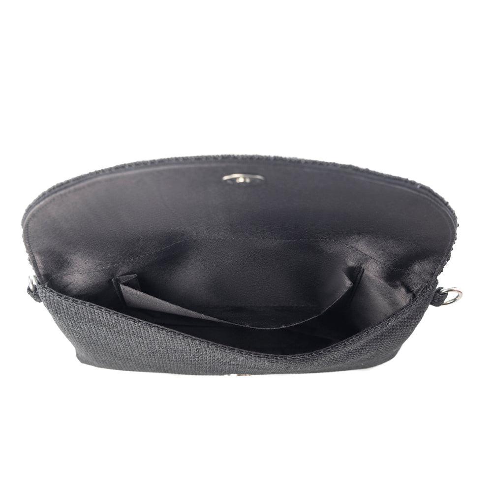 Myra Sahara Sky Crossbody Bag in Frosted Black