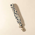 Myra Mojave Day Leather Keyfob in Dark Ivory