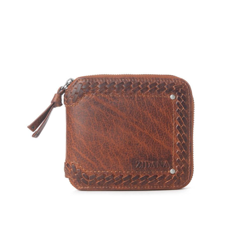 Myra Zidana Dante Men's Veg Tanned Leather Wallet in Sierra Copper