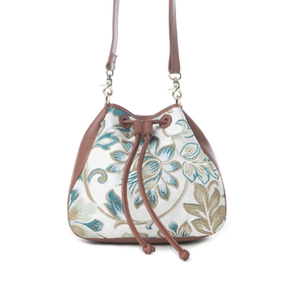 Myra Old Soul Bucket Bag in Alpine White
