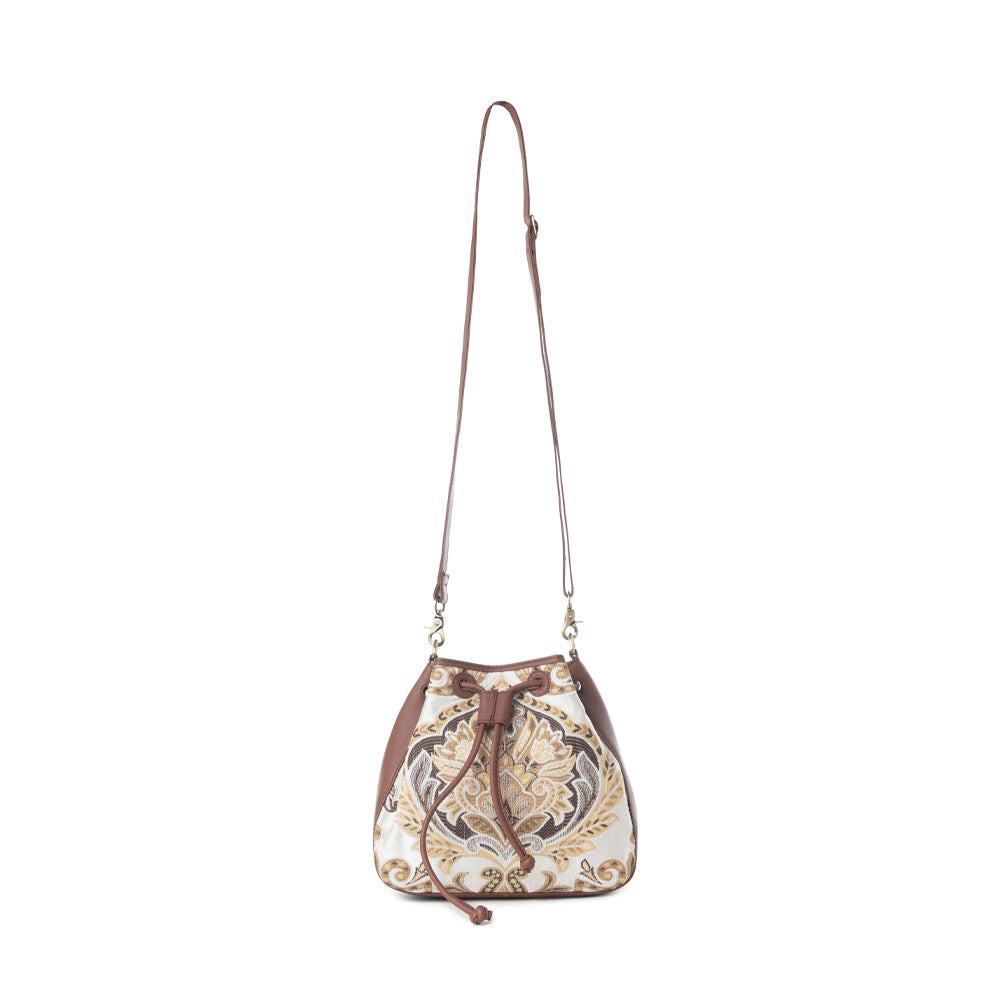Myra Old Soul Bucket Bag in Golden Ivory