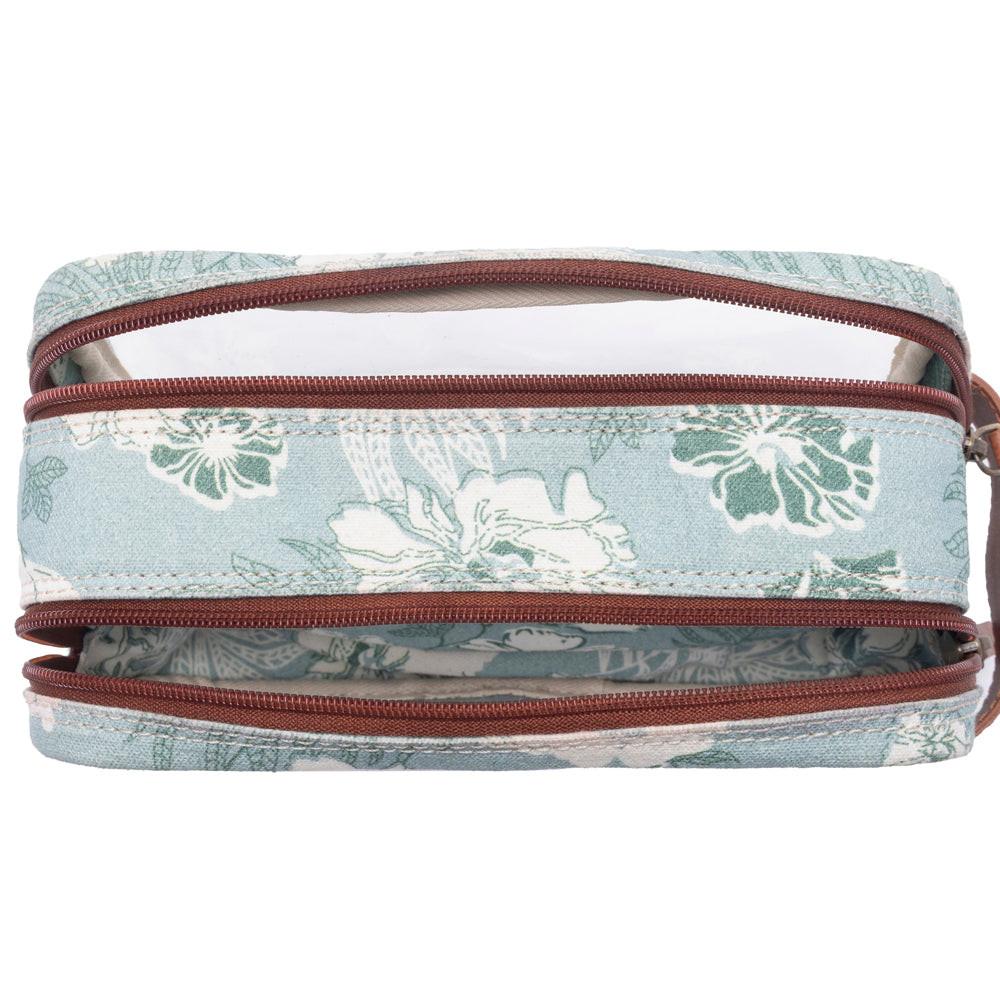 Myra Willow Grove Cotton & Plastic Men's Shaving Kit in Eucalyptus Mist