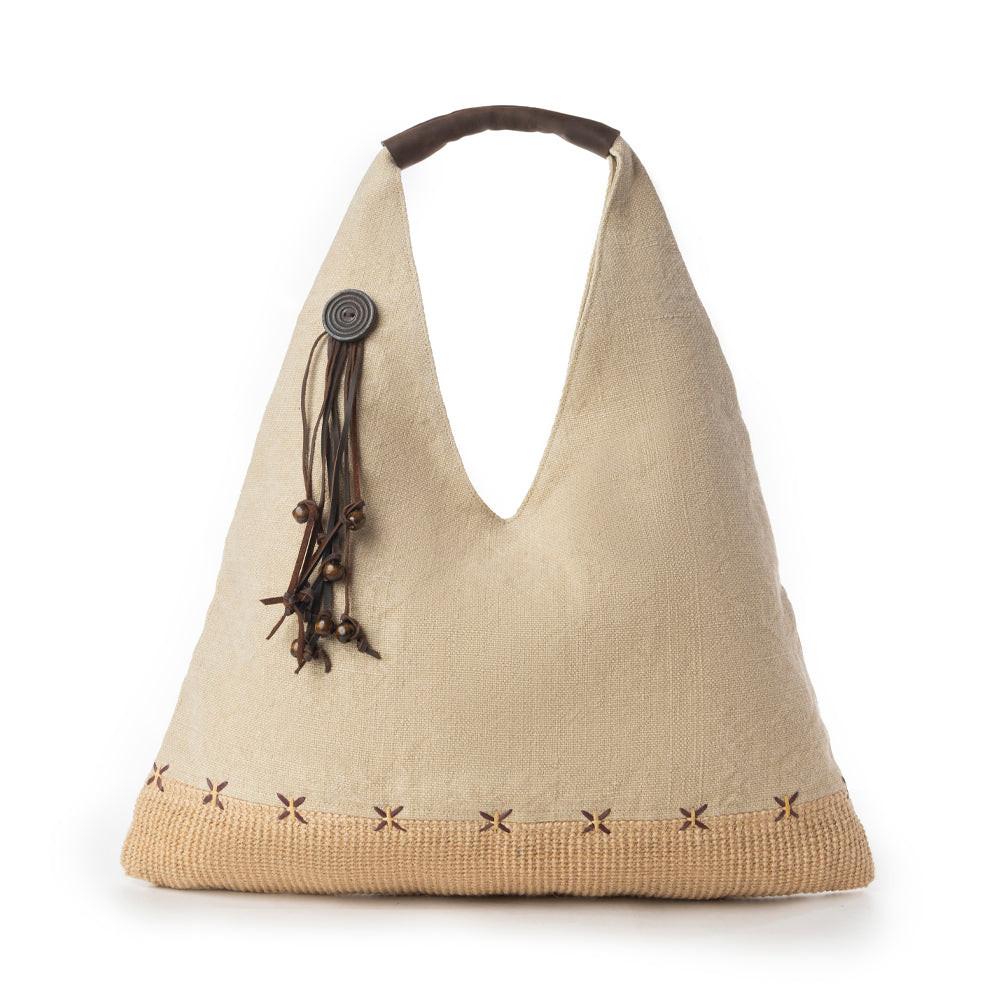 Myra Sandmoor Soft Shoulder Bag in Sandy Espresso