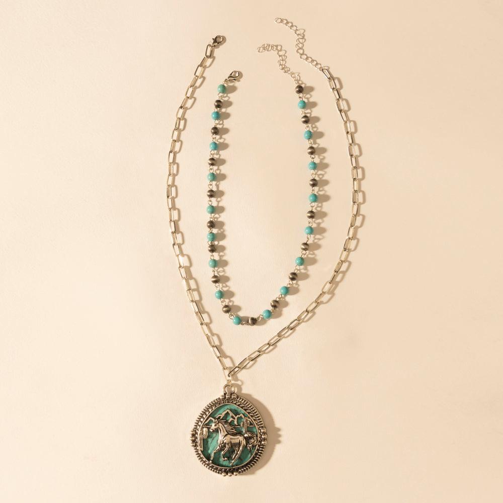 Myra The Lone Rider Chain in Turquoise