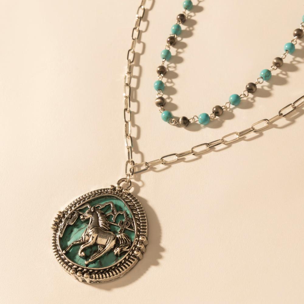 Myra The Lone Rider Chain in Turquoise