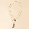 Myra Wild Star Stomping Necklace in Desert Turquoise