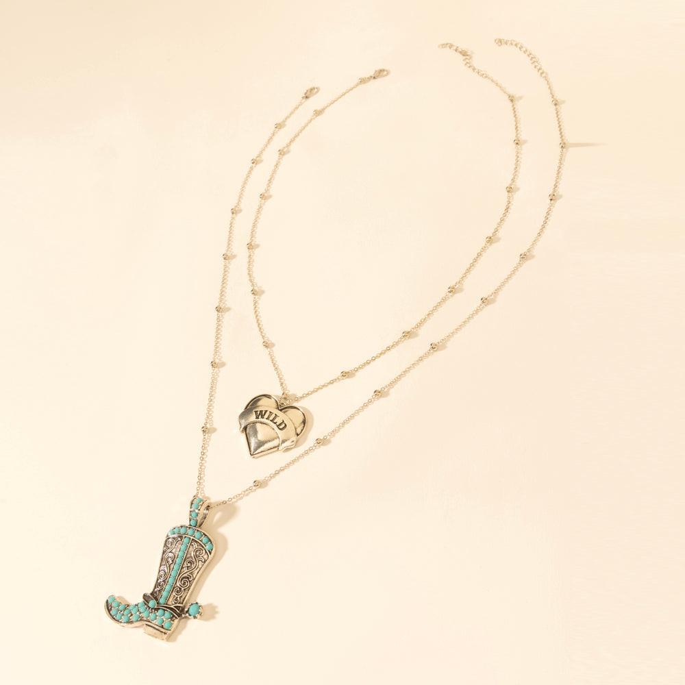 Myra Wild Star Stomping Necklace in Desert Turquoise