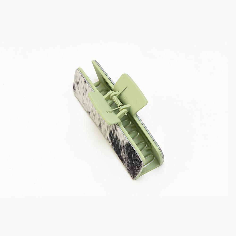 Myra Sage Yard Hairon Hair Clip in Ebony Moss