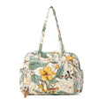 Myra Sunnyfield Cotton Diaper Bag in Ochre Fern