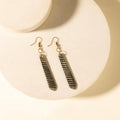 Myra Driftline Drop Earrings in Iron Stripe