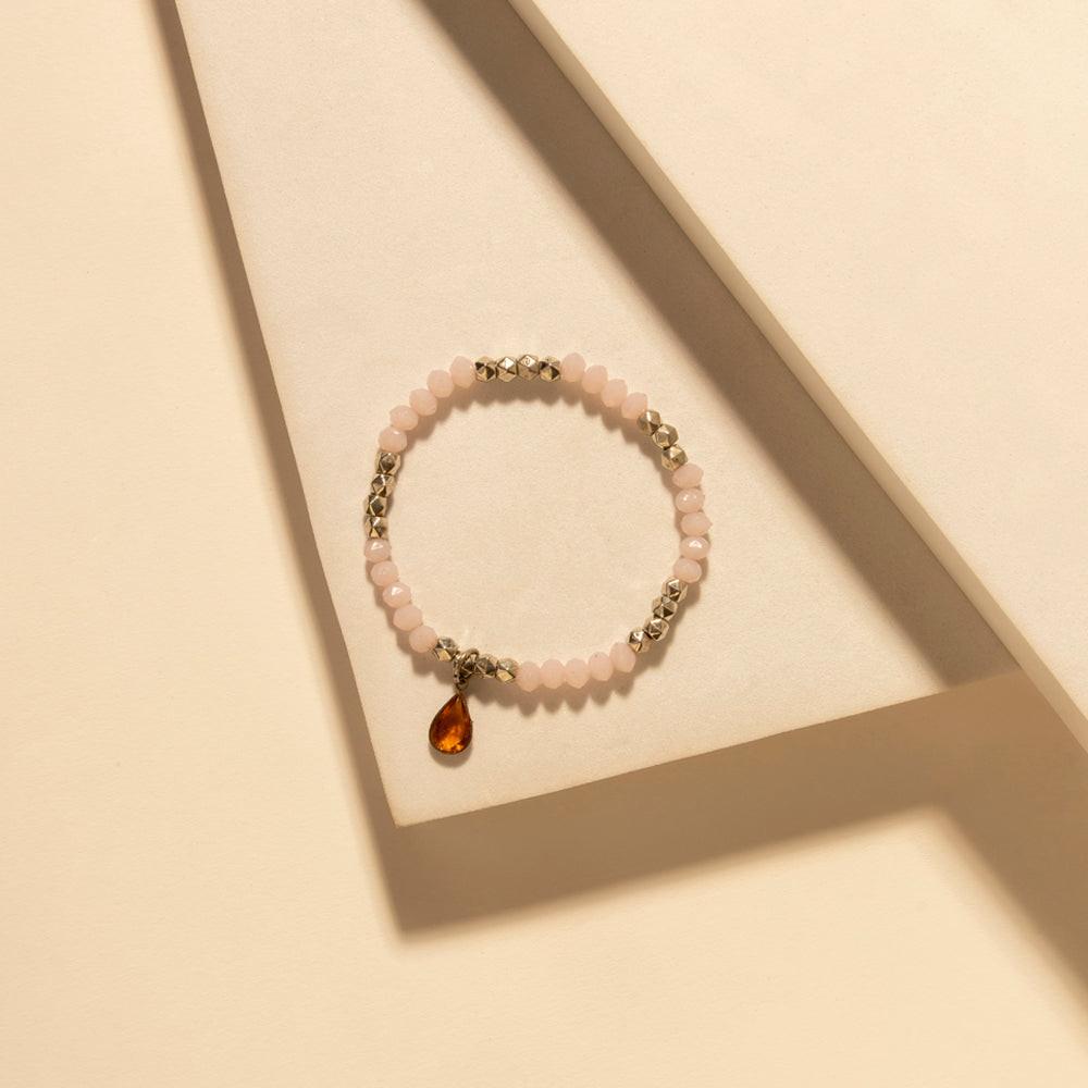 Myra Wild Soul Charm Bracelet in Desert Blush