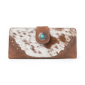 Myra Cedarbar Hairon Leather Women’s Wallet in Honey Drift