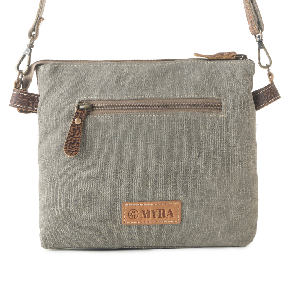 Myra Inkwild Vintage Crossbody Bag for Women in blue with fringe detail