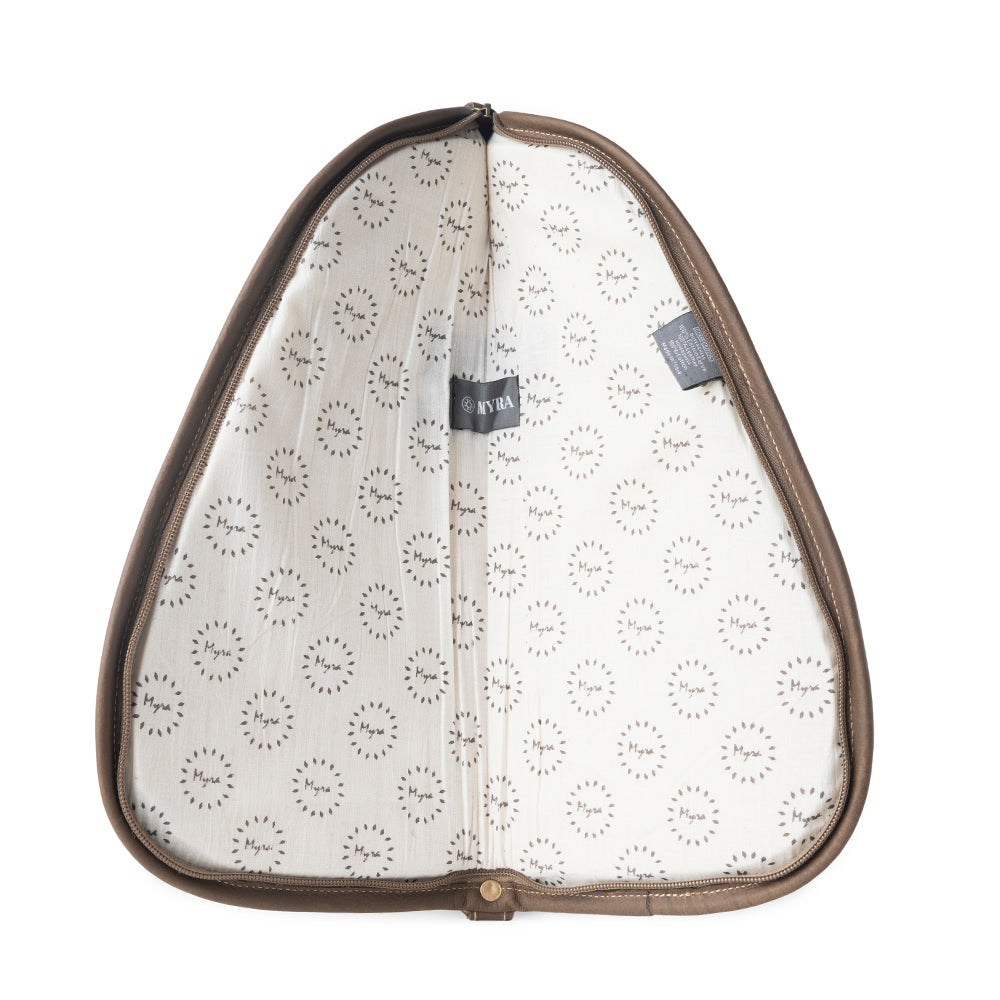 Myra Saddle Range Cotton Leather Gun Case in Antique Olive