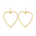 The Golden Hearts Drop Earrings