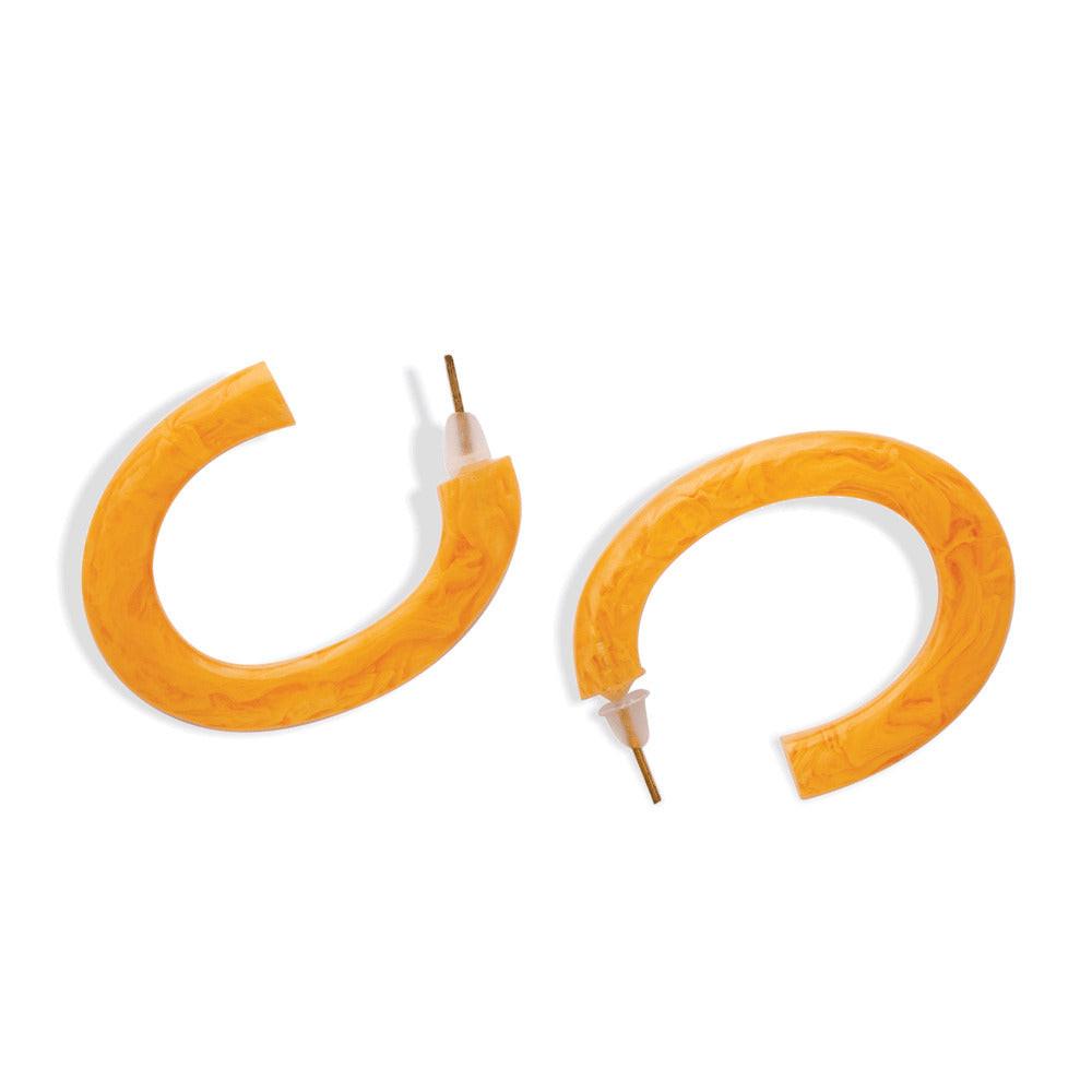 Mango Maple Hoop Earrings