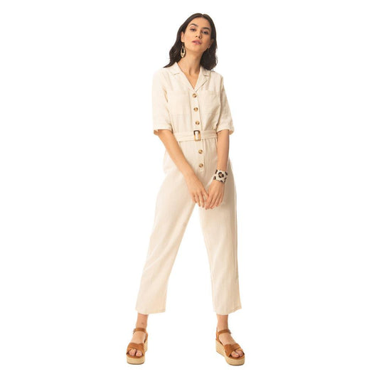 Beiger Fantasy-Jumpsuit