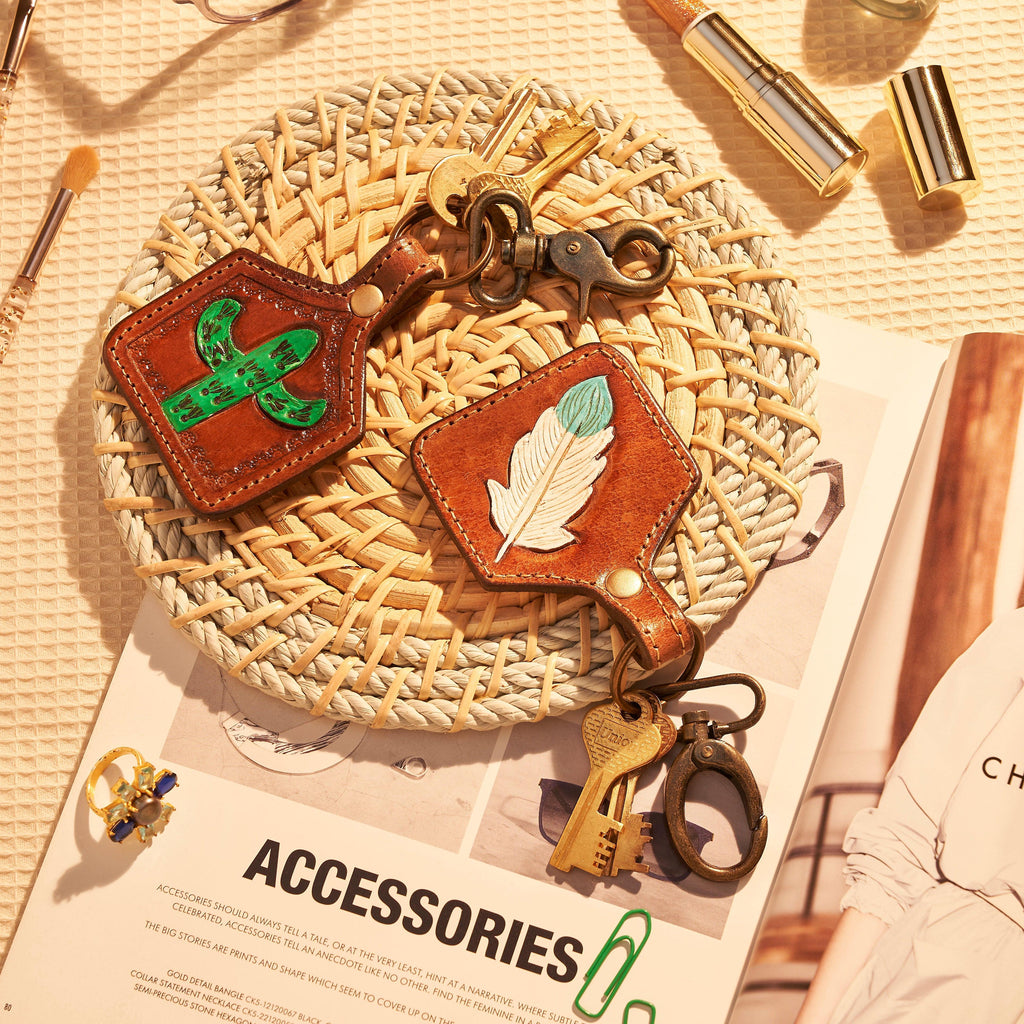 Succulent Keychain