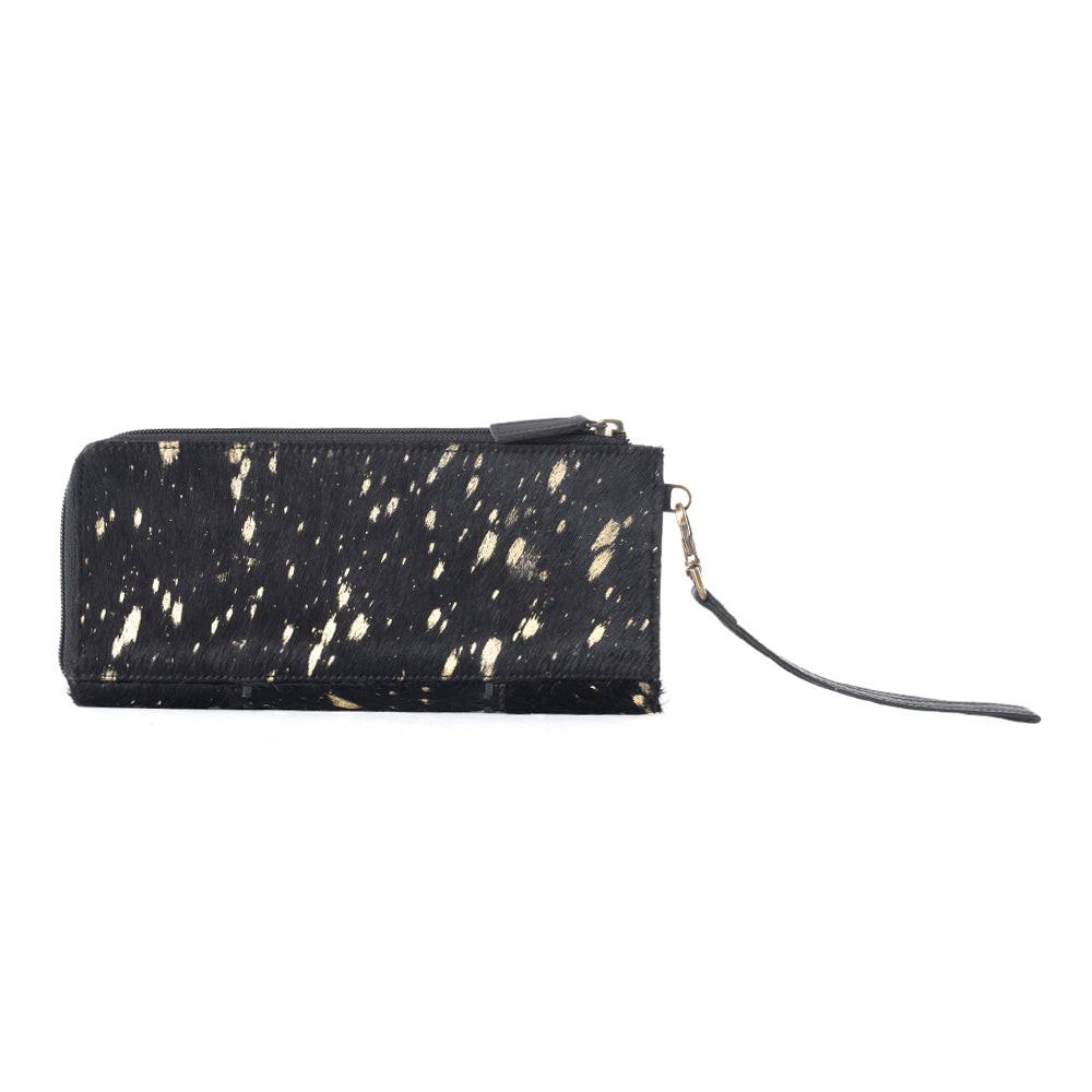 GILTED BLACK  WALLET