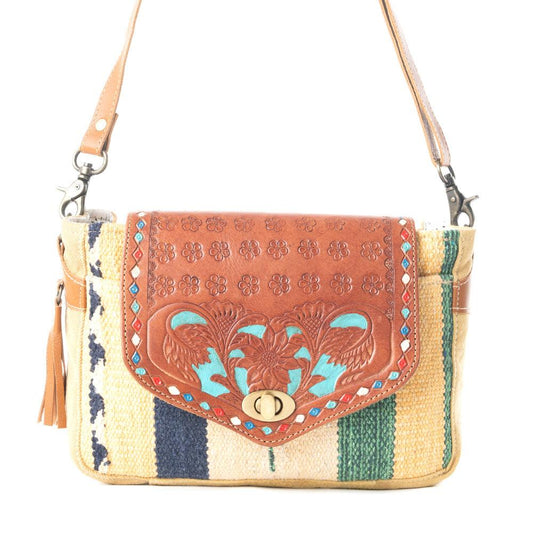 Blumenradierungen Handgearbeitete Tasche