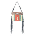 Rubious  Hand-Tooled Bag