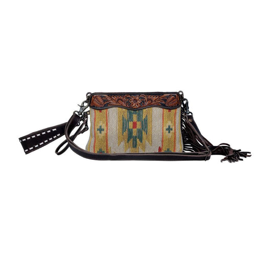 Blendend gelbe, handgefertigte Tasche