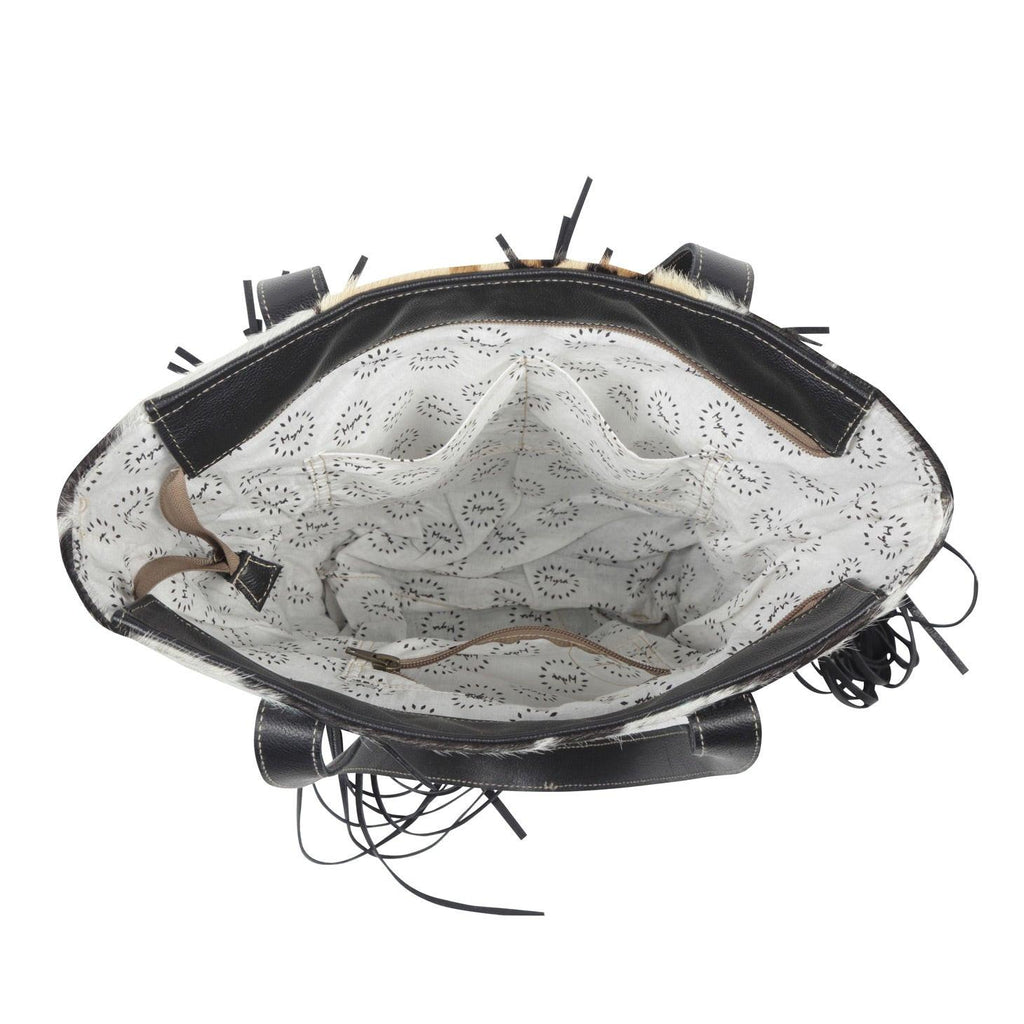 Vanilla Crème me Leather & Hairon Bag