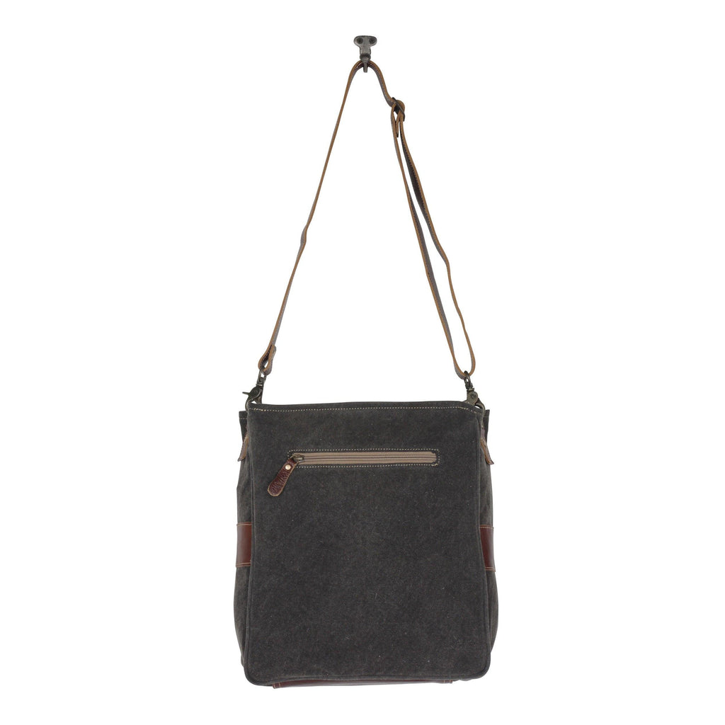 Geometric Accent Shoulder Bag