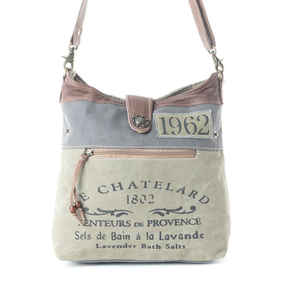 Psychedelic Gray Shoulder Bag