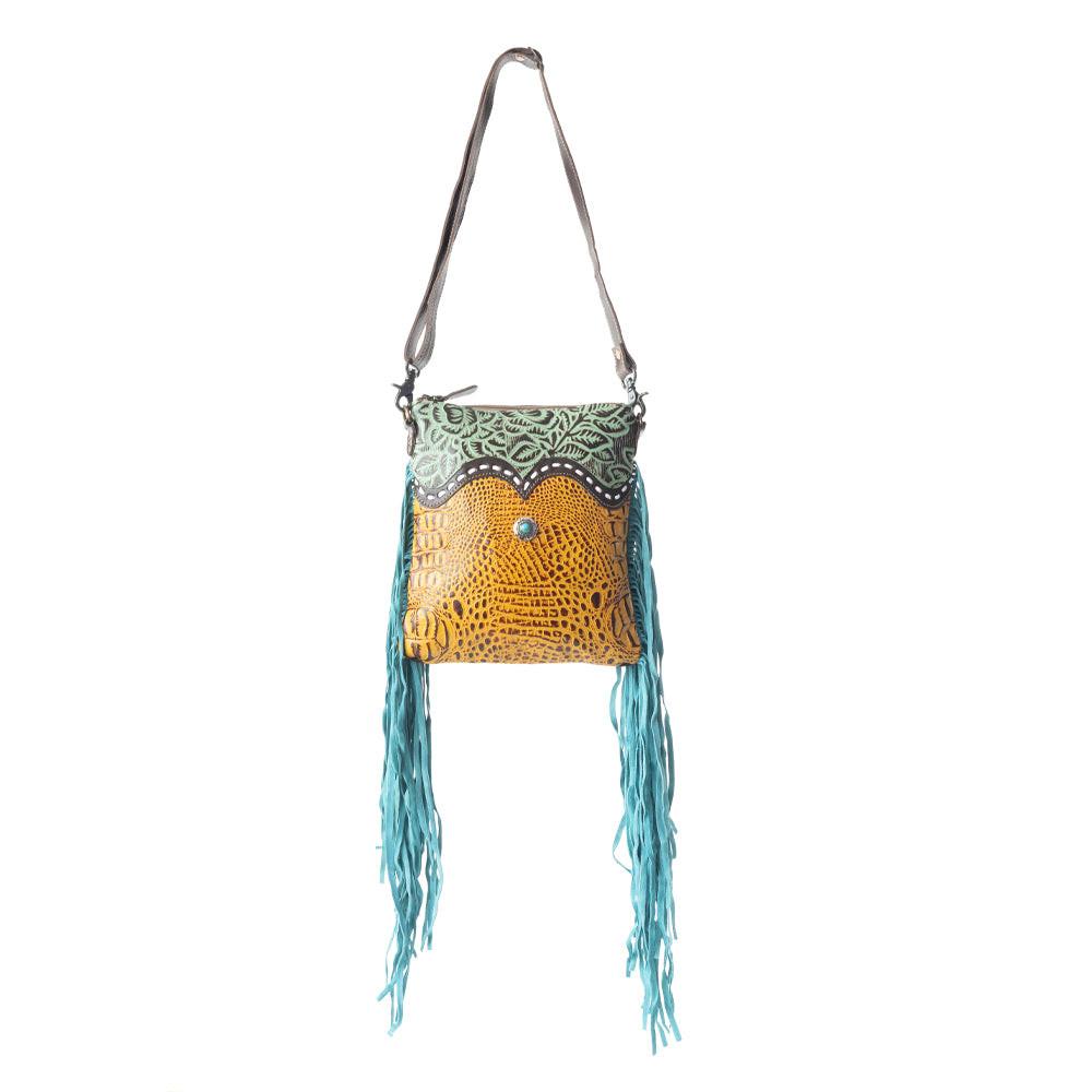 Tale'S Gem Leather & Hairon Bag