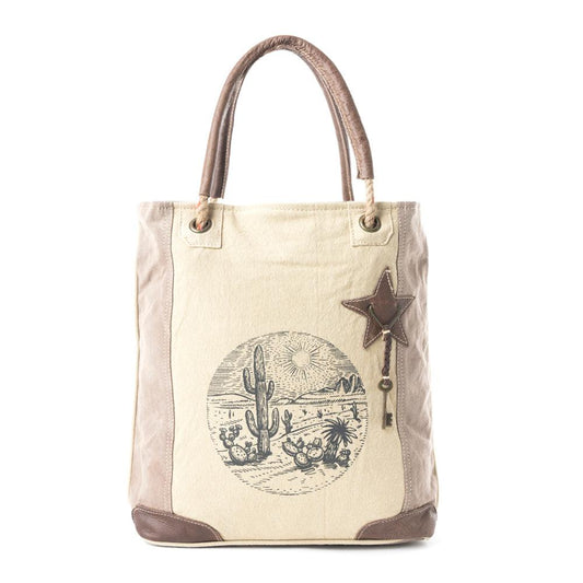 Sepia Aster Tote Bag