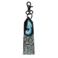 Blue Stripes Key Fob