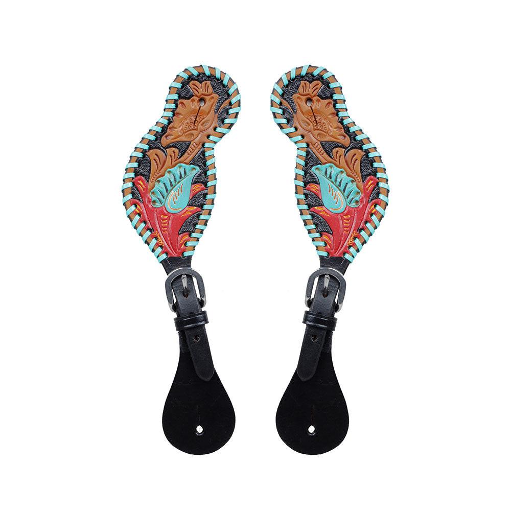HEELS ON SPUR STRAP