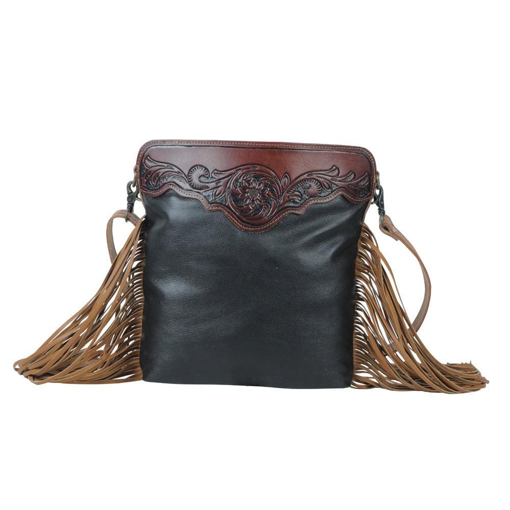 Blue moon Hand-Tooled Bag
